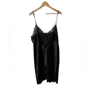 Secrets in Lace lingerie chemise 2X black